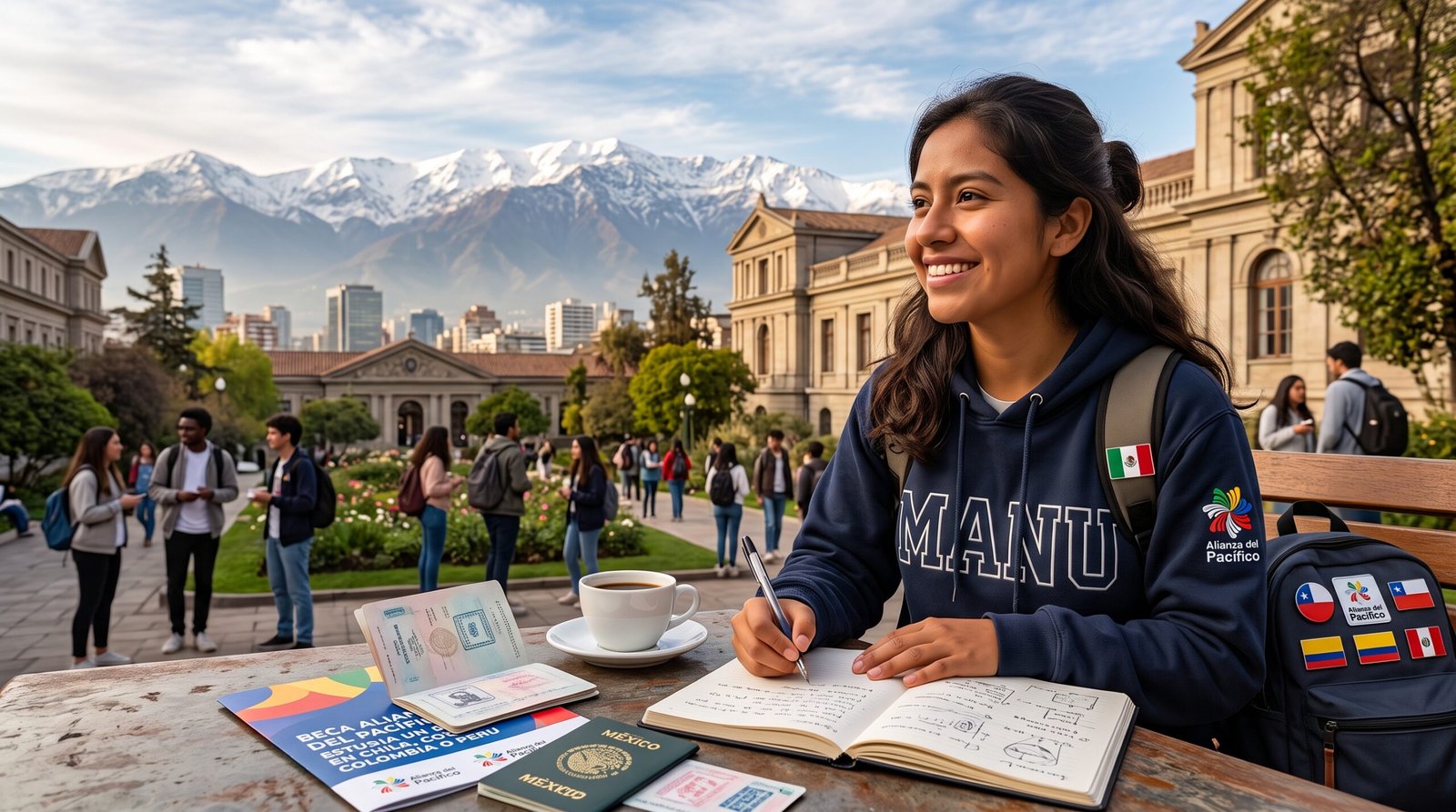 Beca Alianza del Pacífico estudia un semestre en Chile, Colombia o Perú (con manutención)