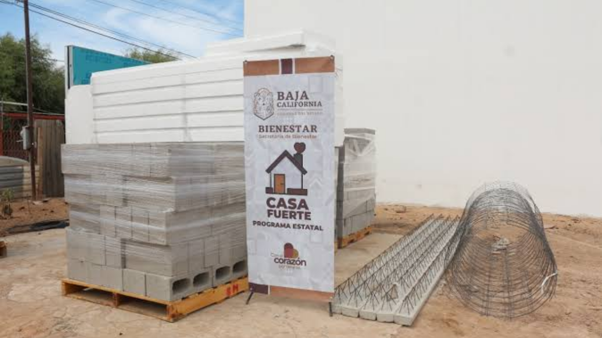 Casa Fuerte Baja California materiales de construcción sin costo, ¿calificas