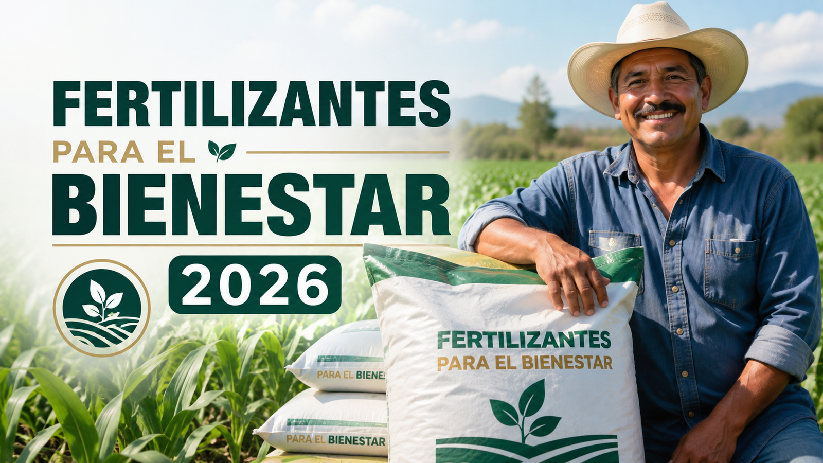 Fertilizantes para el Bienestar 2026 fertilizante sin costo para pequeños productores