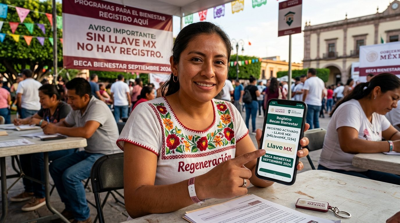 Sin Llave MX no hay registro el requisito clave para las Becas Bienestar de septiembre