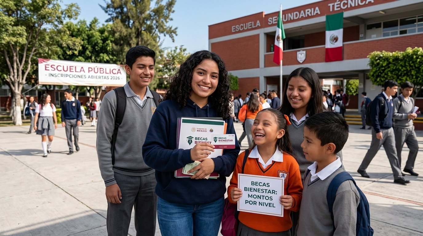 Becas Bienestar 2026-2027 cuánto dan por nivel