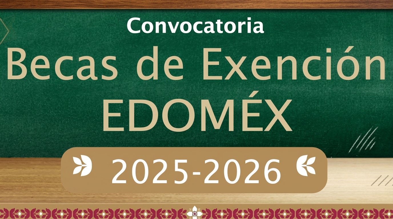 Becas de Exención Edomex 2026 hasta 100% de descuento en colegiatura y el calendario de registro por nivel