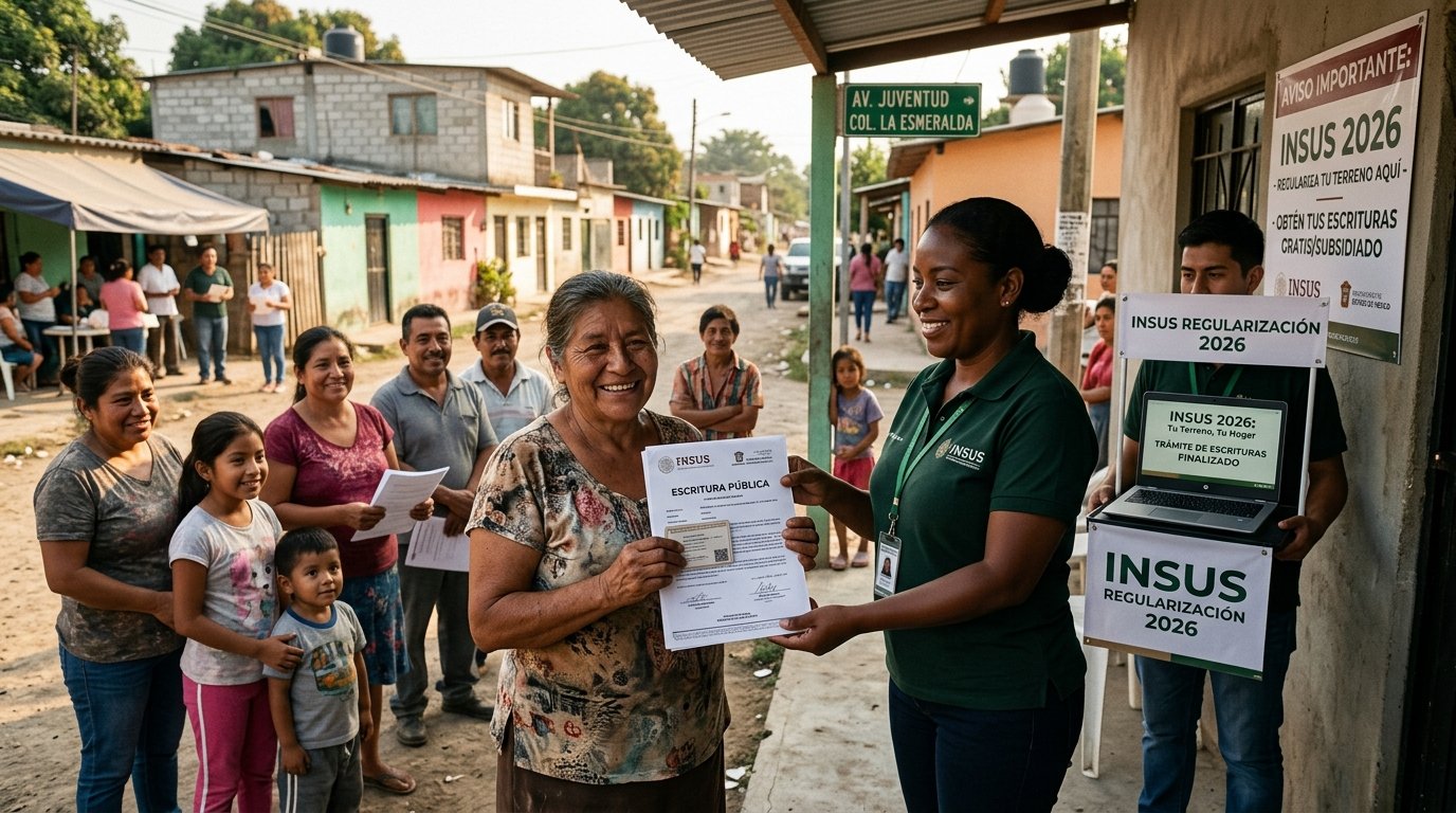 INSUS 2026 cómo regularizar tu terreno y obtener tus escrituras